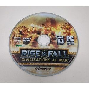 Rise & Fall Civilizations at War PC 2006 DVD-ROM CD Disc‎ Tested Working Works
